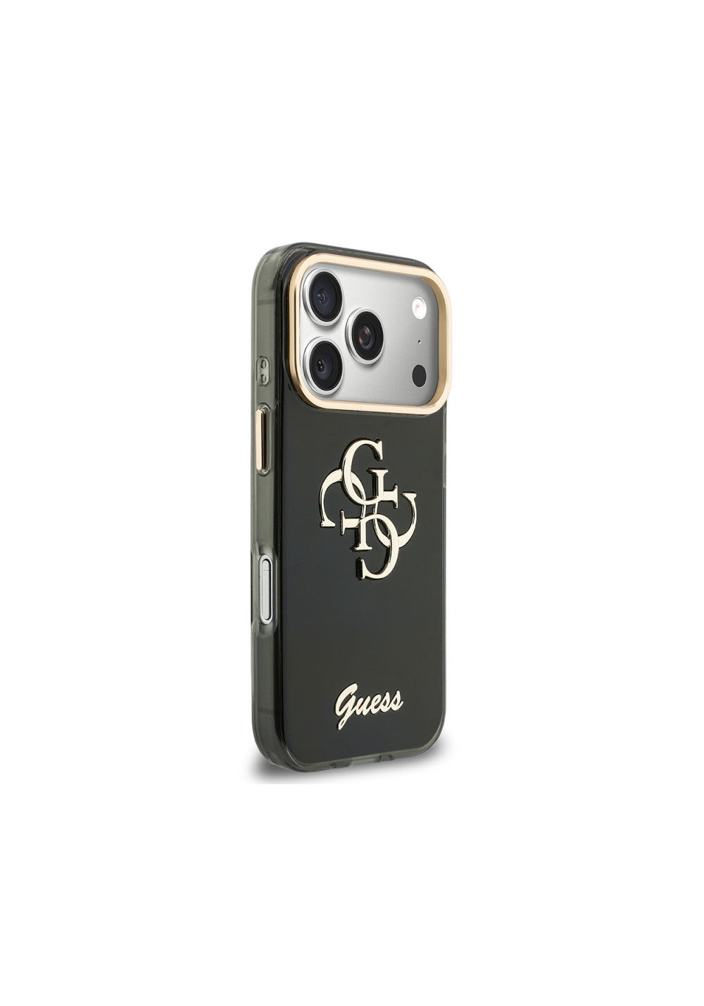 Guess Yazı ve 4G Büyük Silikon – iPhone 18 Pro Kılıfı