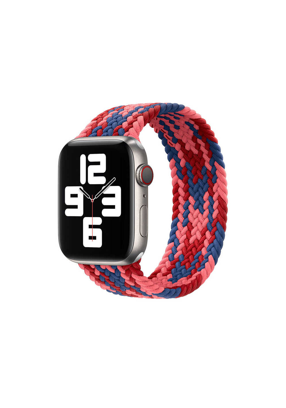 Wiwu Braided Solo Loop Contrast M Kontrast Örgü Kordon – Apple Watch 42/44/49 mm