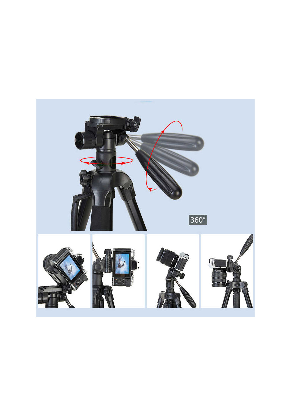 Jmary KP2294 – 179 cm Monopod Özellikli Tripod