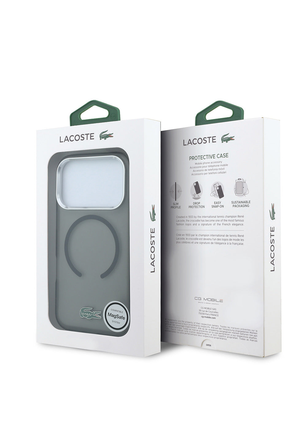 Lacoste Lake Timsah Logolu IML Frosted – iPhone 18 Pro Kılıfı