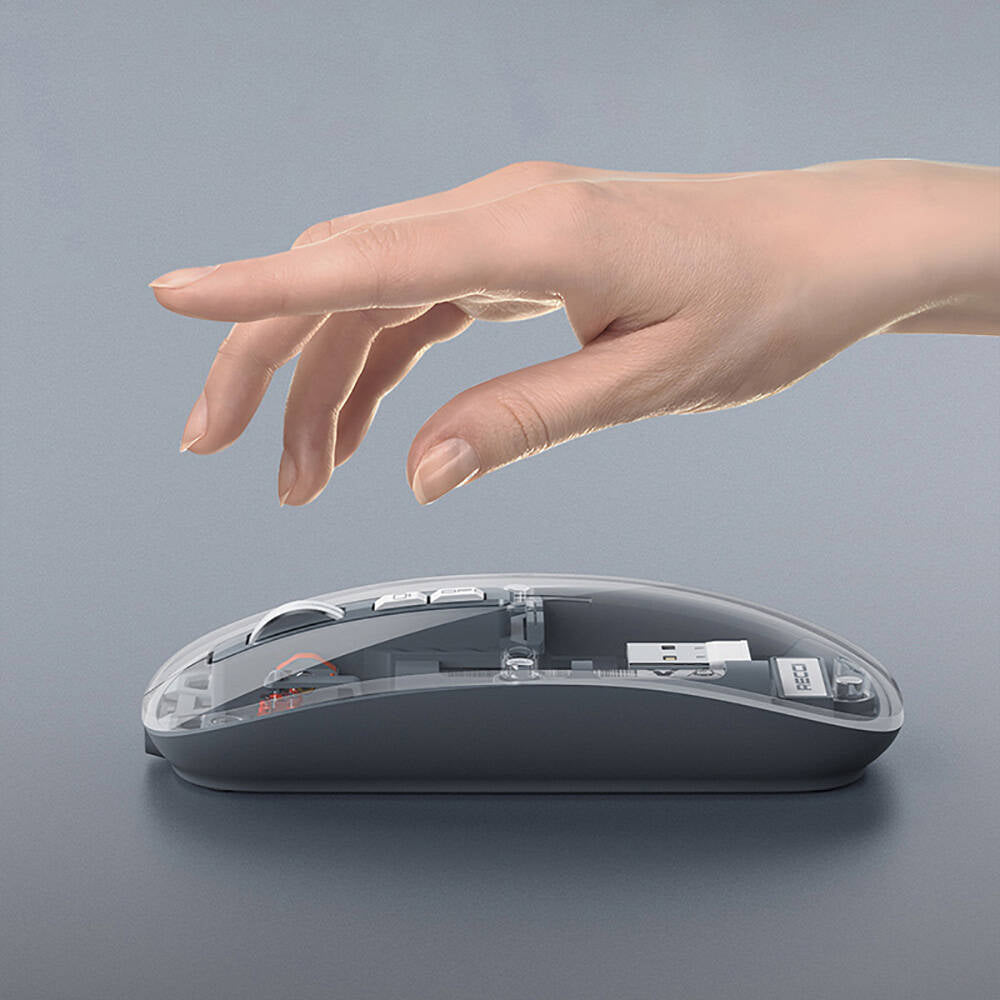 Recci RCS-M01 Space Capsule – Üç Cihaz İçin Kablosuz Mouse