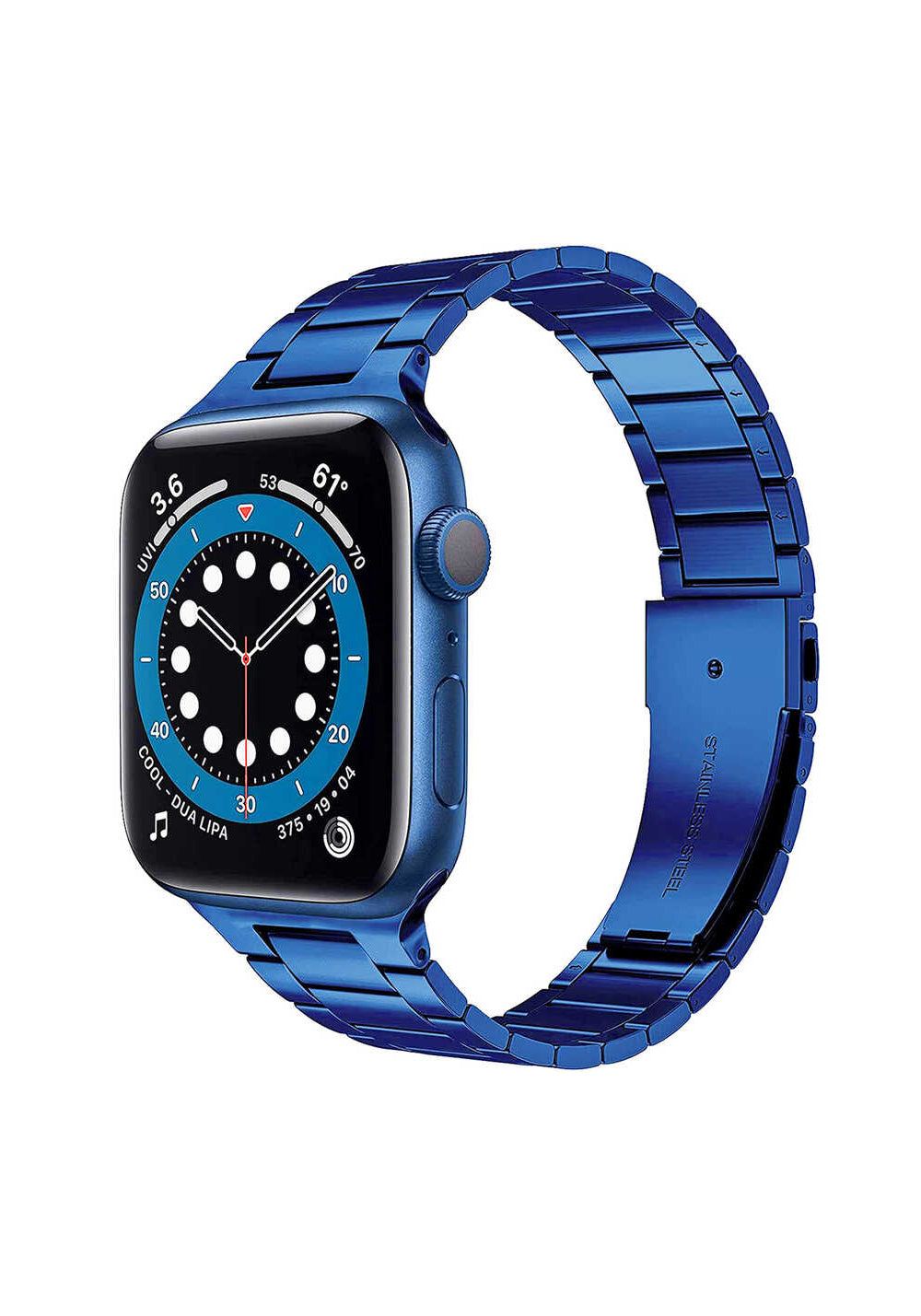 Wiwu Ultra Thin Steel Belt Three Beads Metal Kordon – Apple Watch 38/40 mm