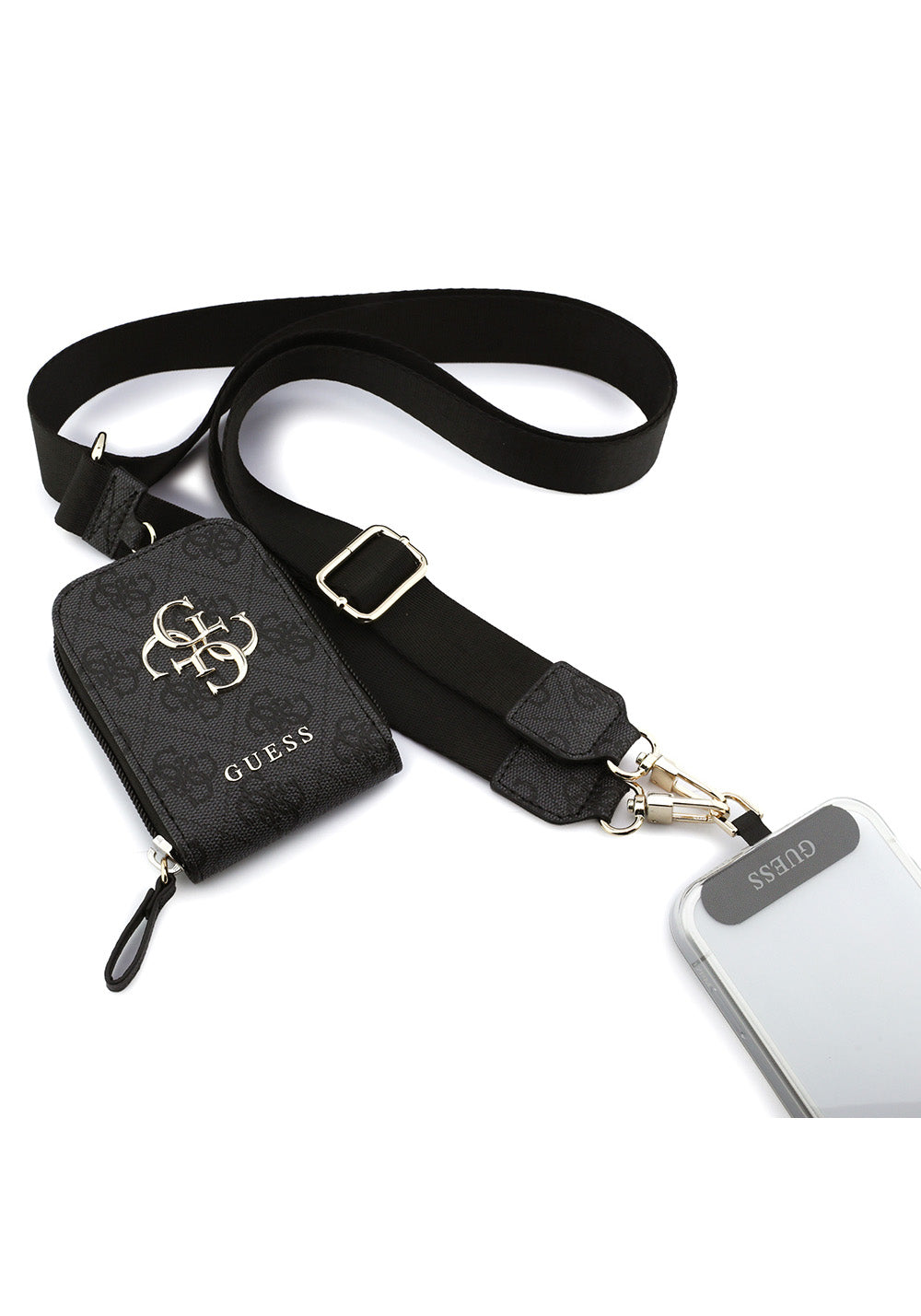 Guess 4G Desen Büyük Metal Logo Purse – El ve Omuz Çantası
