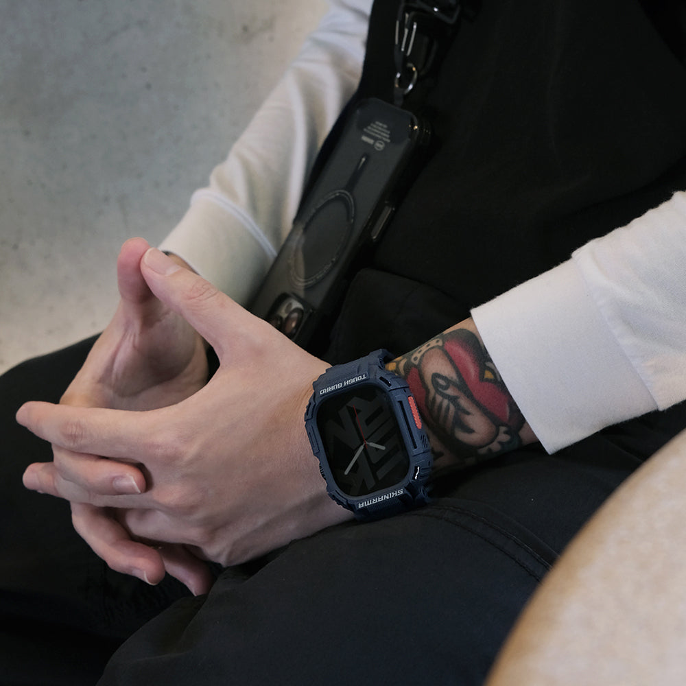 Skinarma Mecha TPU Kasa ve Kordon Seti – Apple Watch Ultra 49 mm