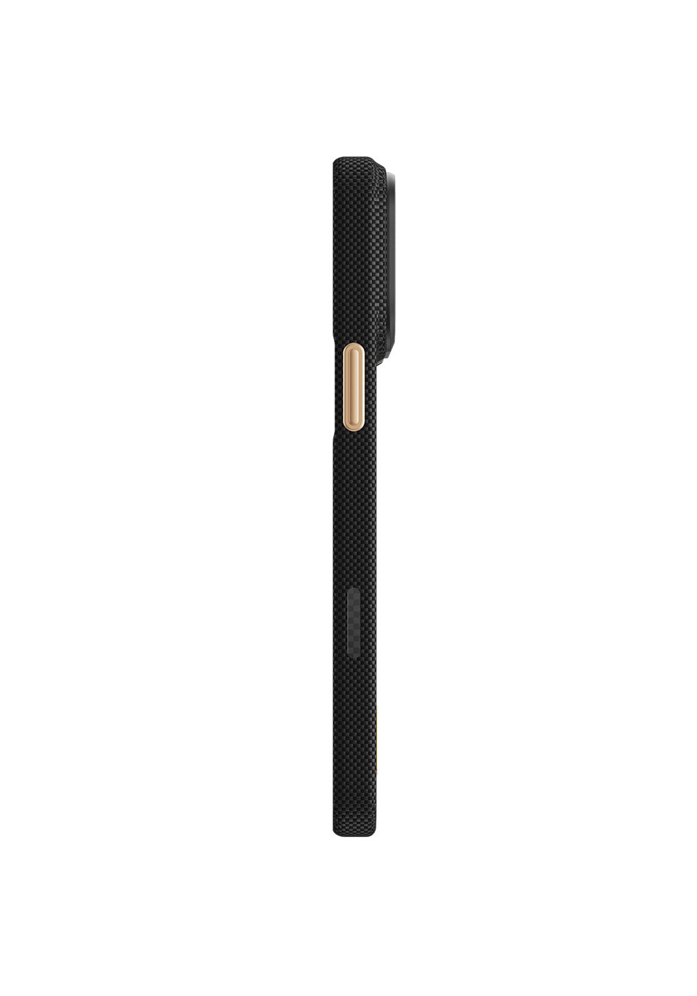 Raptic Aramid Skin Rise 24 Ayar Altın Kaplamalı Karbon – iPhone 18 Pro Max Kılıfı