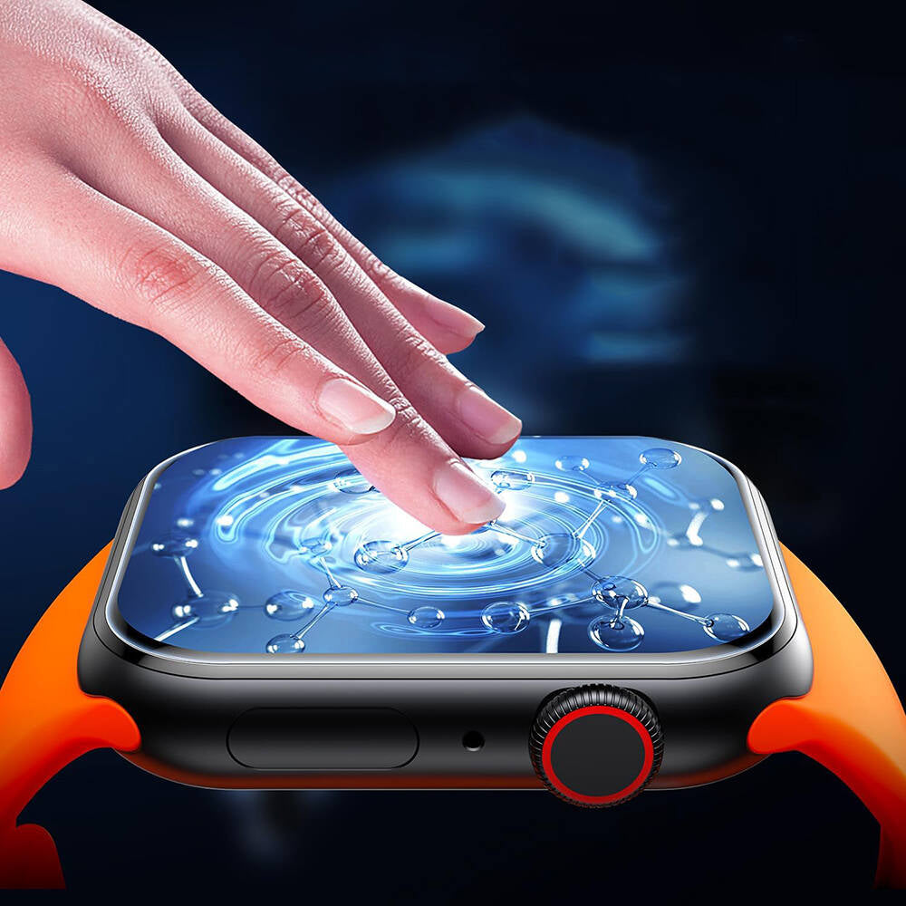 Wiwu Wi-JD105 Easy Install PMMA PET Ekran Koruma Seti – Apple Watch 40 mm