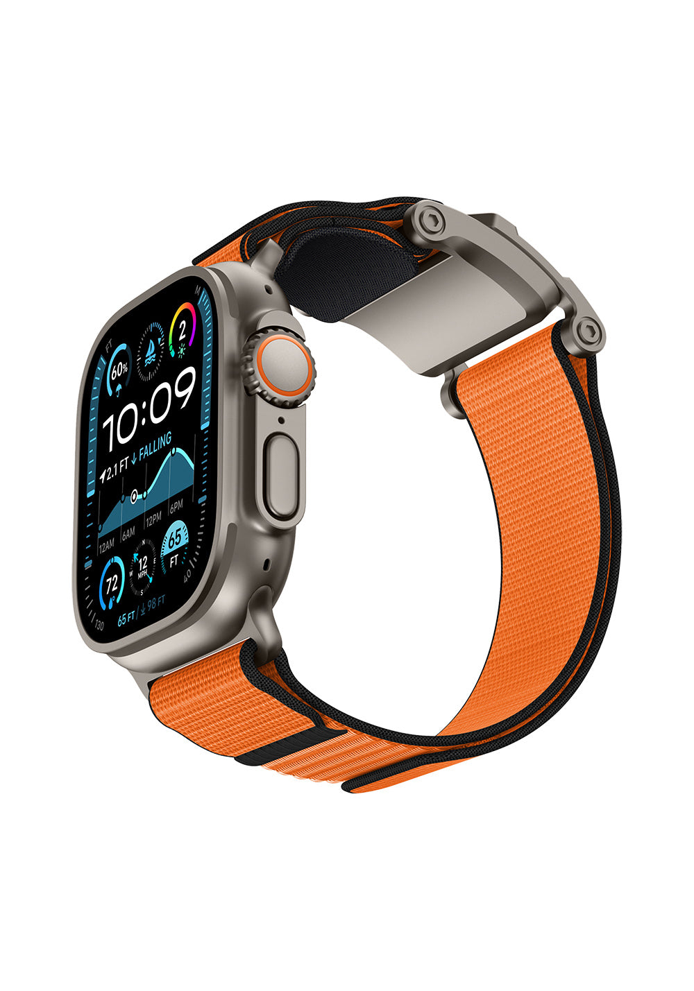 Mohseven Mecha Sport Dokuma Kordon – Apple Watch 42/44/45/46/49 mm