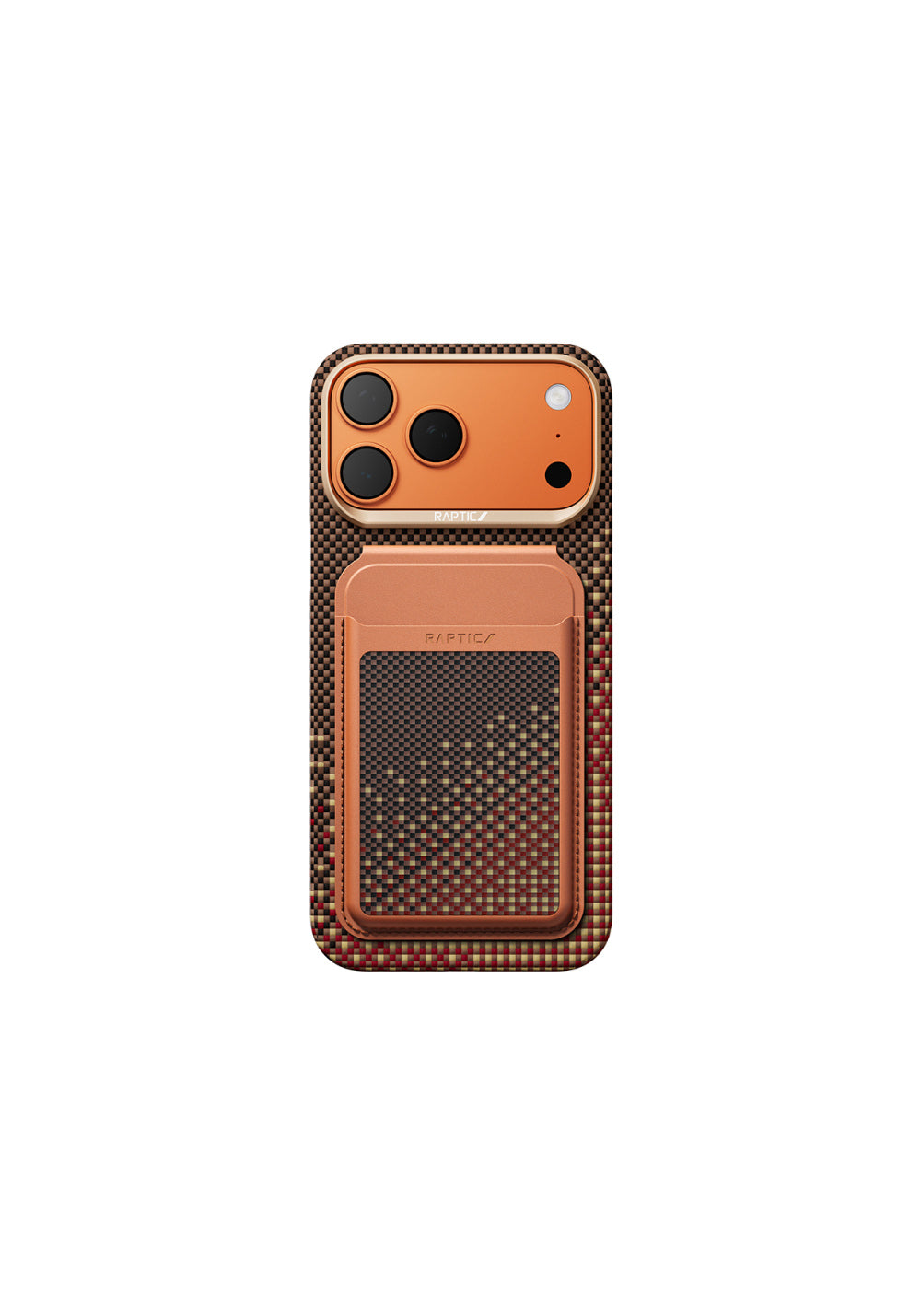 Raptic 2in1 Bundle Kit Aramid Skin Serenity Kartlık ve Karbon – iPhone 18 Pro Max Kılıfı