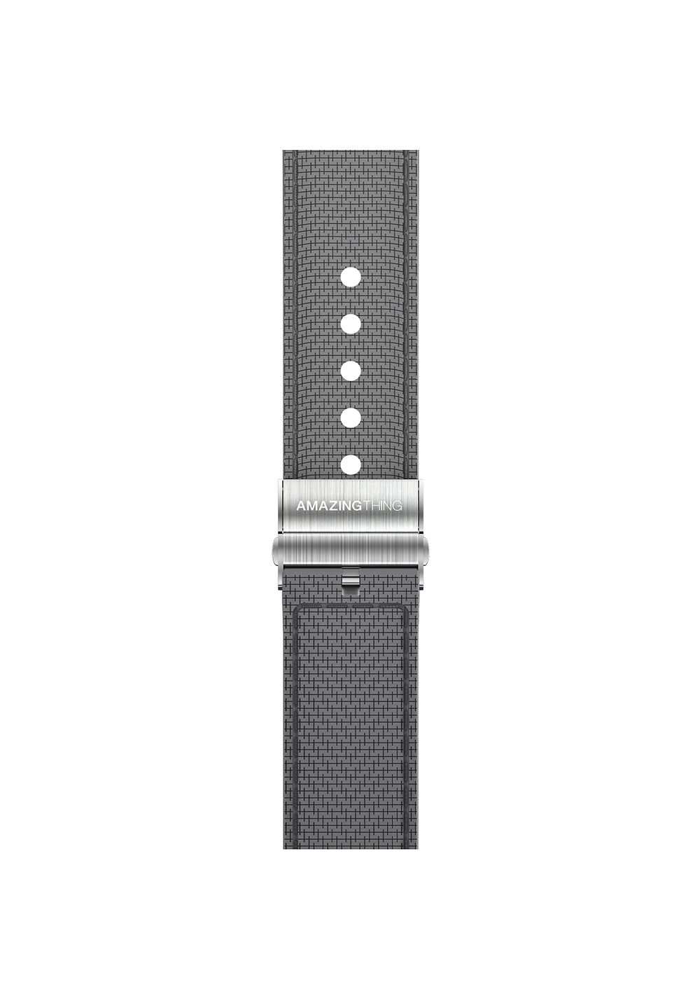 Amazingthing Titan Swift Deri Dokulu Silikon Kordon – Apple Watch 45/46/49 mm