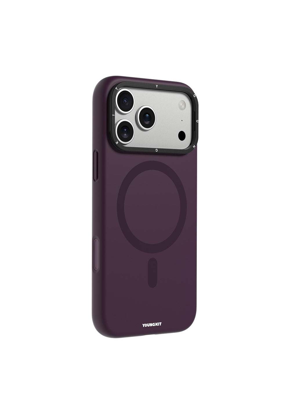Youngkit Kamera Standlı Bitty Cream – iPhone 18 Pro Kılıfı