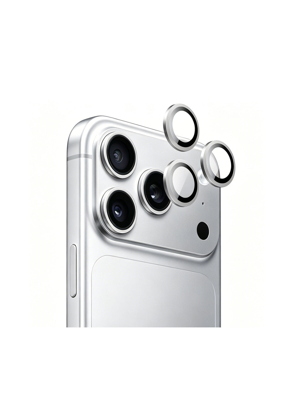 Mohseven Sapphire One by One Alüminyum Safir – iPhone 18 Pro Lens Koruyucusu