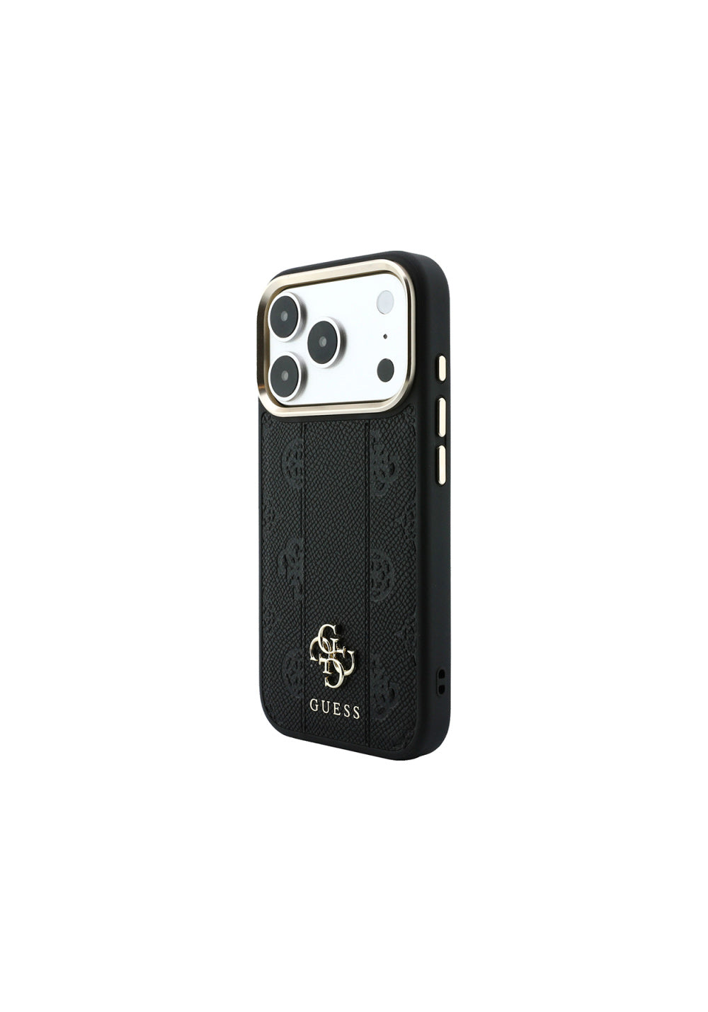 Guess Şeritli Peony 4G ve Yazı Logolu – iPhone 18 Pro Kılıfı