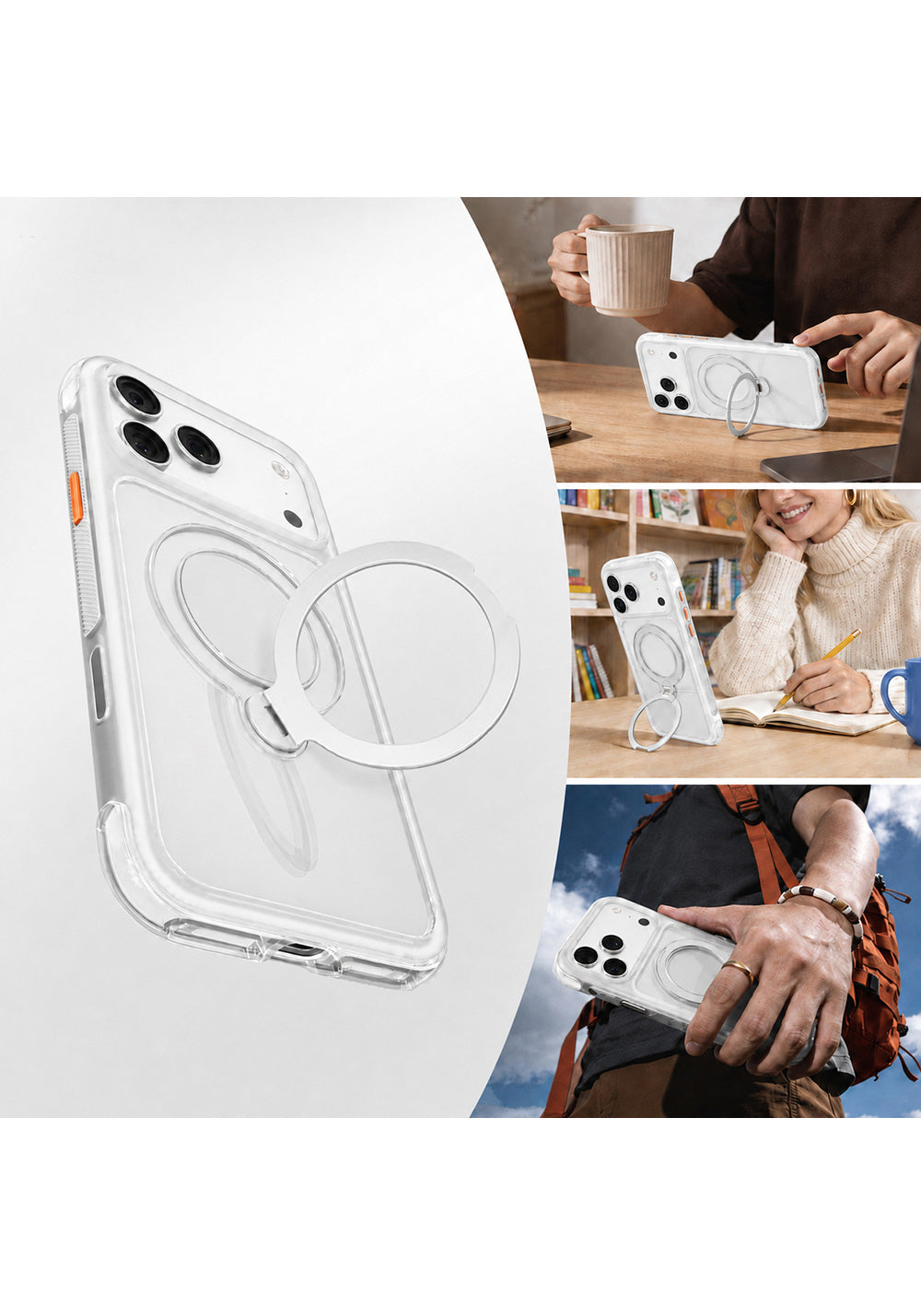 Mutural Standlı Air Shield – iPhone 18 Pro Max Kılıfı