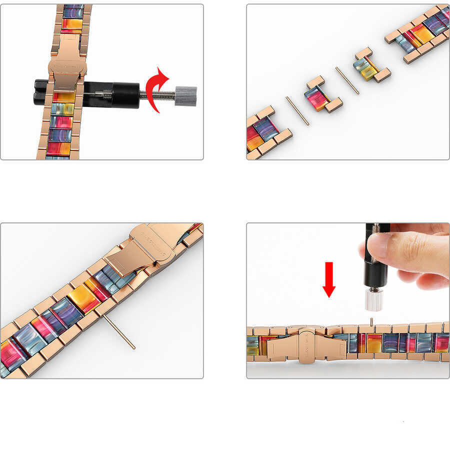 Wiwu Resin Steel Belt Metal Kordon – Apple Watch ürün görseli