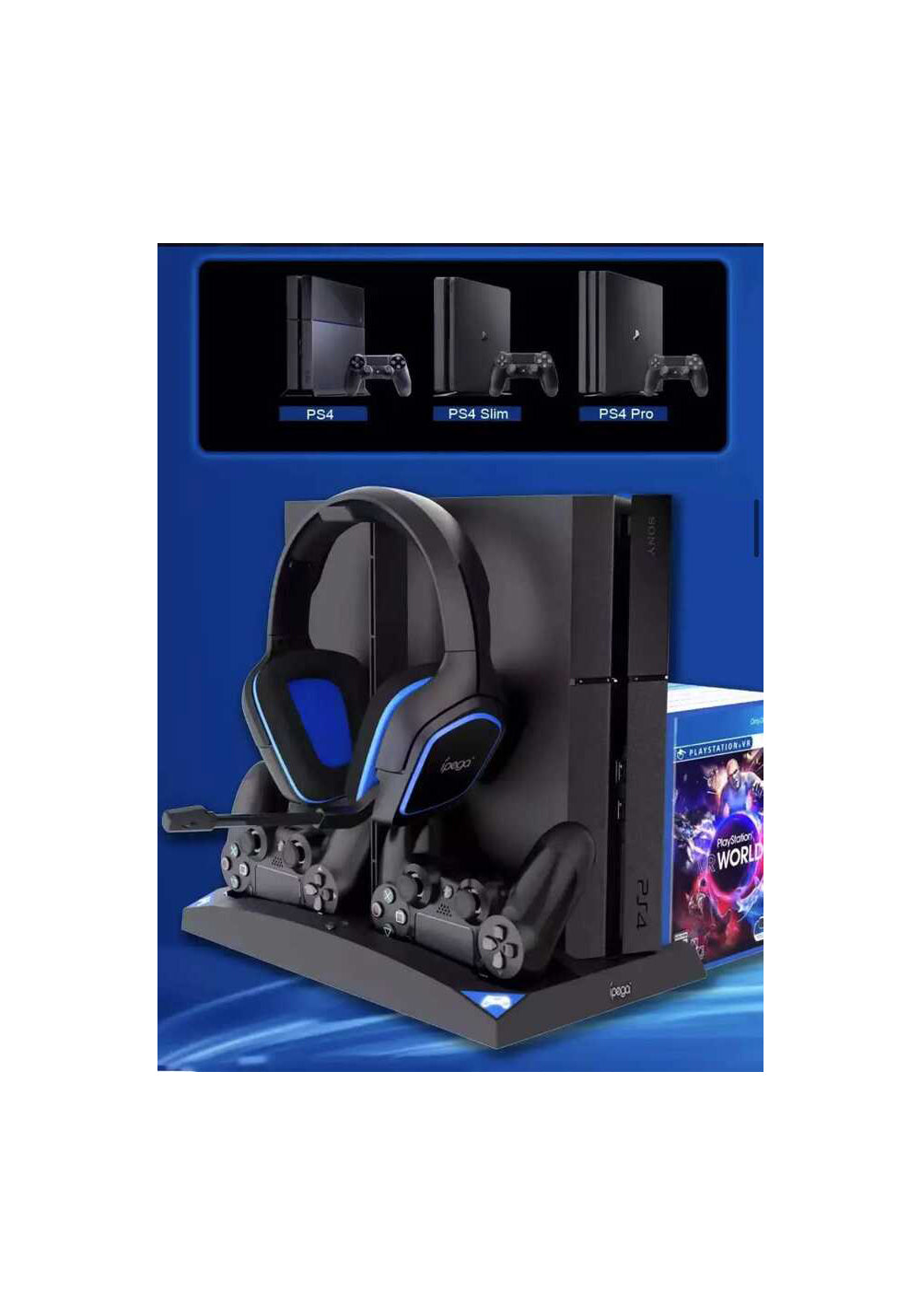 iPega PG-P4009 – PS4 Şarj ve Aksesuar Standı