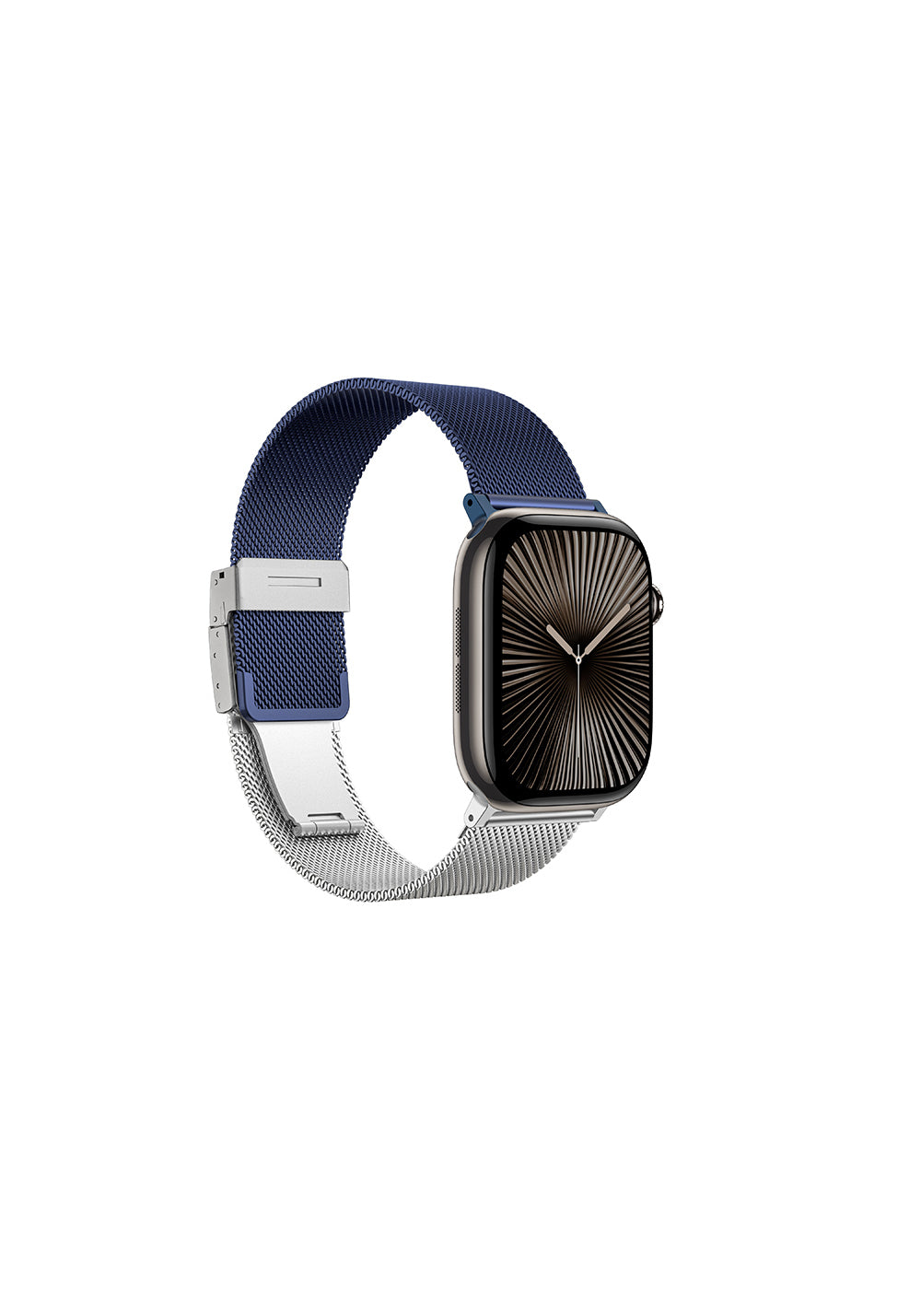 Amazingthing Omni StyleFlip Çift Yönlü Metal Örgü Kordon – Apple Watch 46 mm
