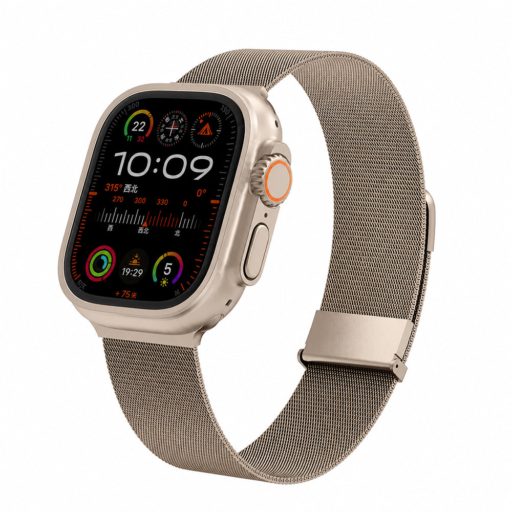 Wiwu MagFlex Secure Manyetik Metal Kordon – Apple Watch 42/44/45/46/49 mm
