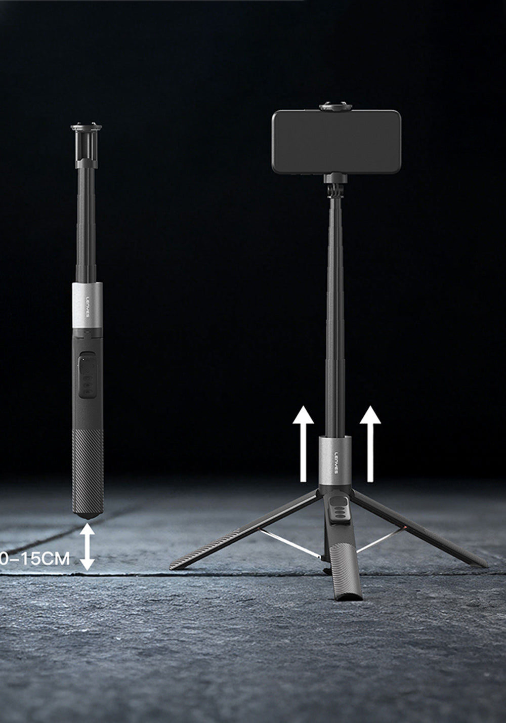Lenyes LPH127 – 164 cm Bluetooth Kumandalı Tripod