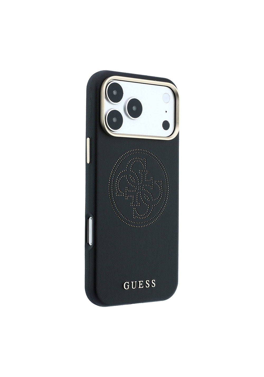 Guess PU Delikli 4G ve Yazı Logolu – iPhone 18 Pro Kılıfı