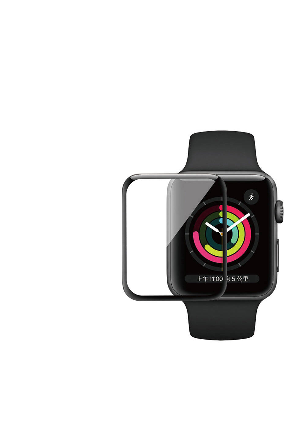 Wiwu Wi-JD105 Easy Install PMMA PET Ekran Koruma Seti – Apple Watch 41 mm