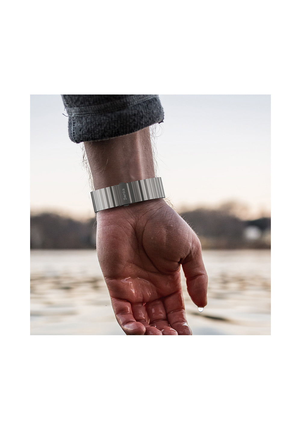 Benks Aero Titan Titanyum Kordon – Apple Watch 44/45/46/49 mm