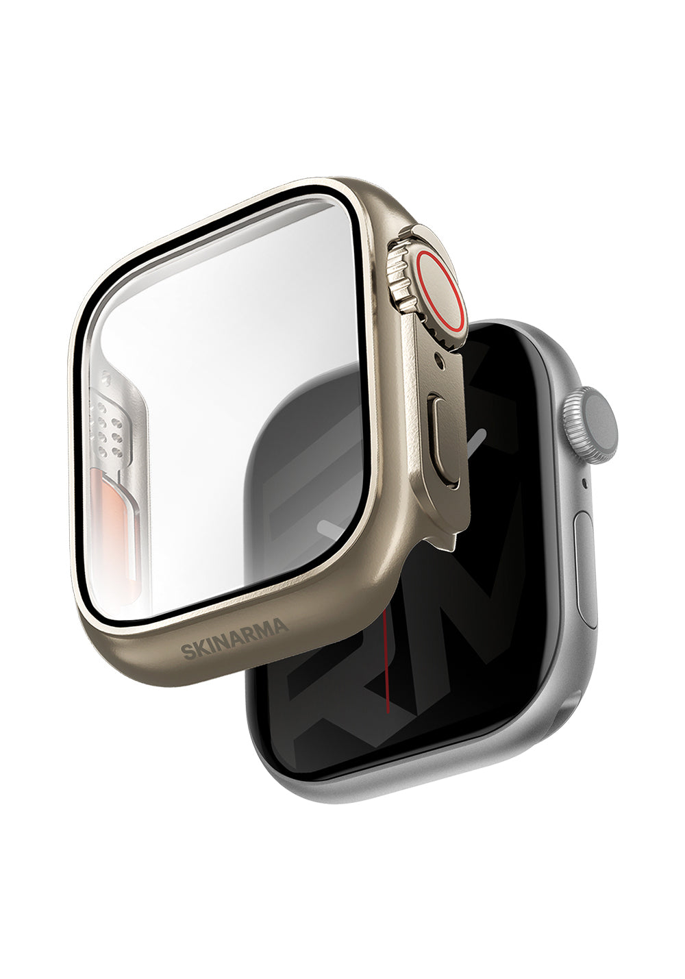 Skinarma Gado Pro Taç Korumalı Kasa ve Ekran Camı – Apple Watch Series 10 42 mm