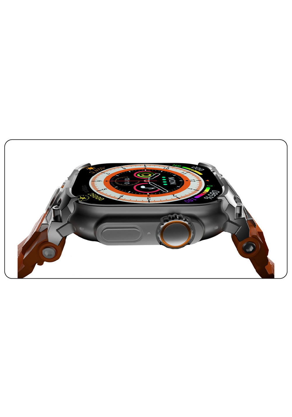 Mohseven Armor Silikon Kordon – Apple Watch Ultra 49 mm