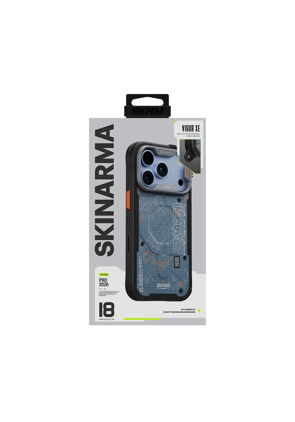 Skinarma Vigor XE – iPhone 18 Pro Kılıfı