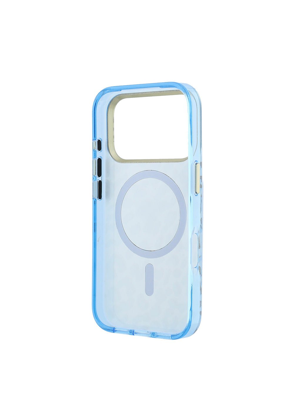 Guess Üçgen Logolu Simli Leopar Desenli – iPhone 18 Pro Kılıfı