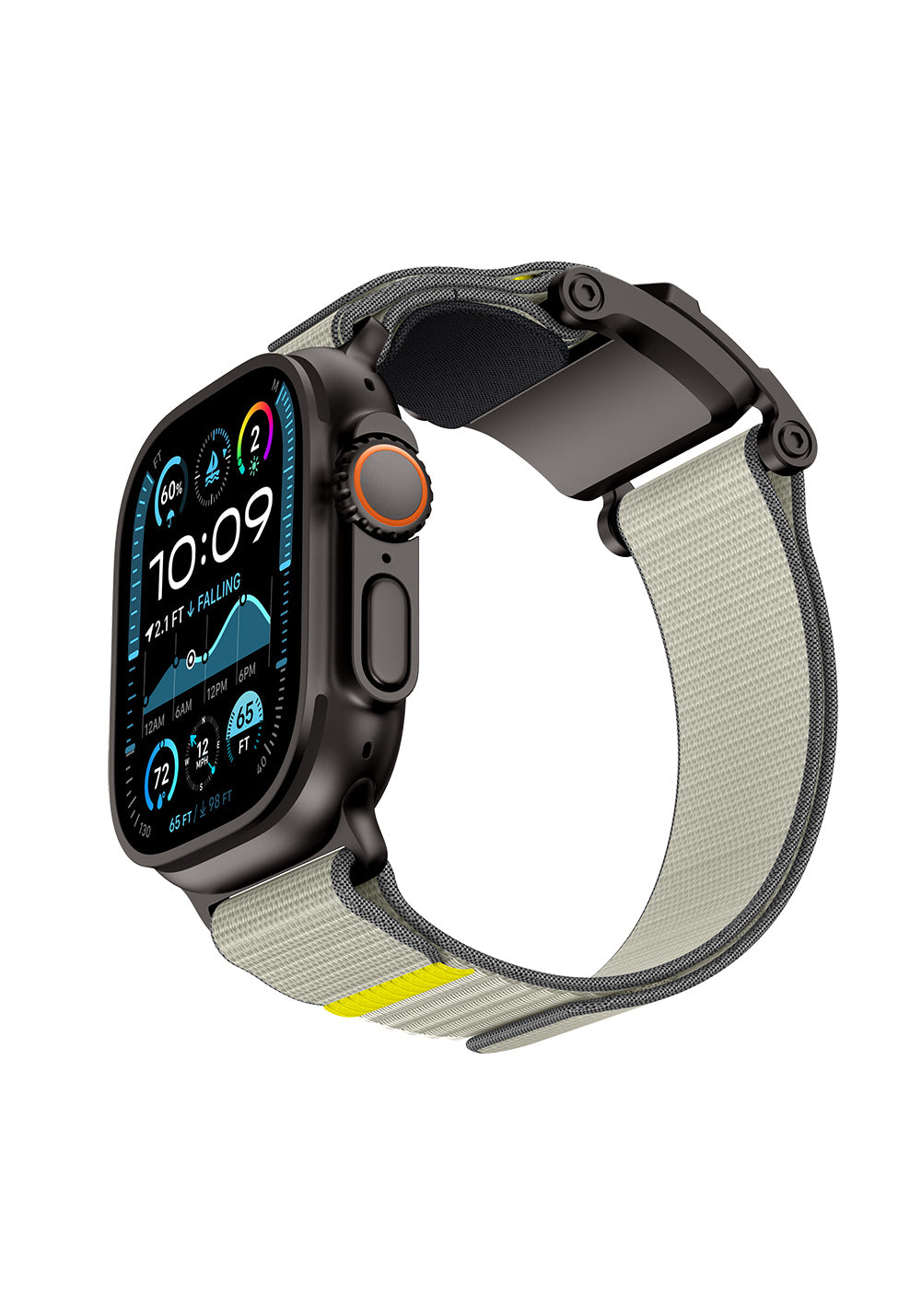 Mohseven Mecha Sport Dokuma Kordon – Apple Watch 42/44/45/46/49 mm