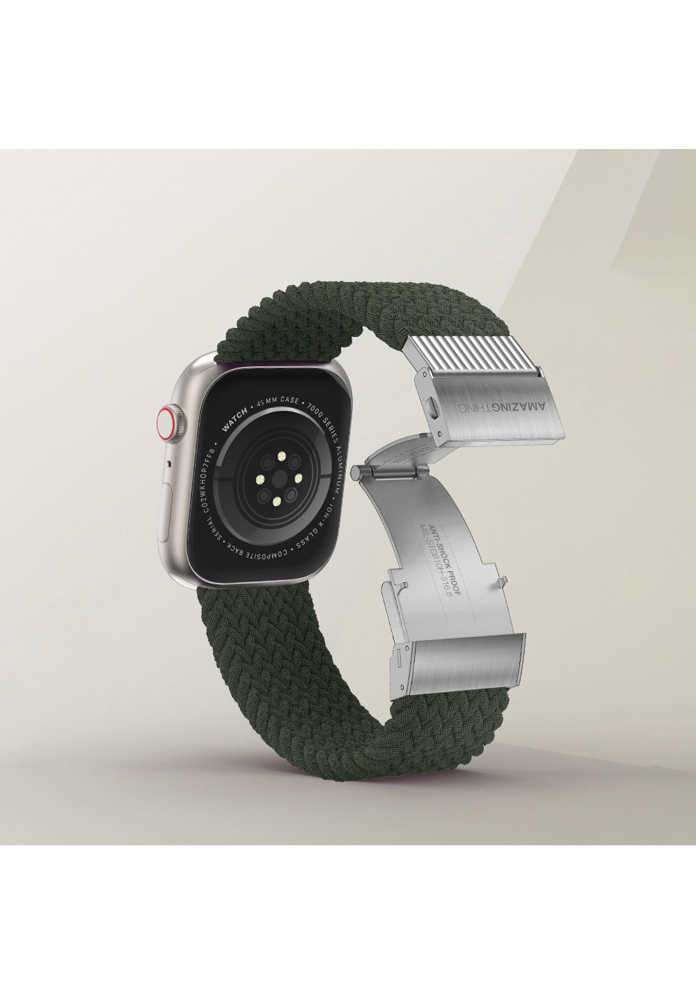 Amazingthing Titan Weave 2 Örgü Spor Kordon – Apple Watch 38/40/41 mm + Series 10 42 mm