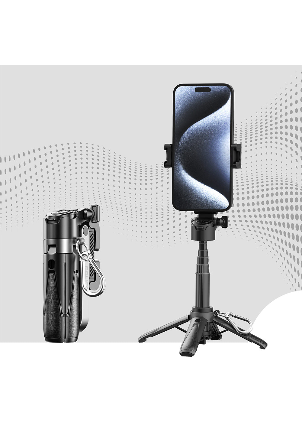 Lenyes LPH110 – 43 cm Ayrılabilir Mini Tripod ve Selfie Çubuğu