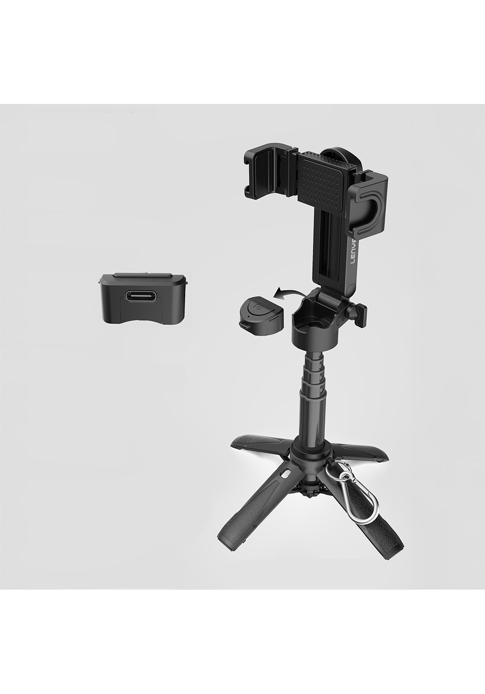 Lenyes LPH110 – 43 cm Ayrılabilir Mini Tripod ve Selfie Çubuğu