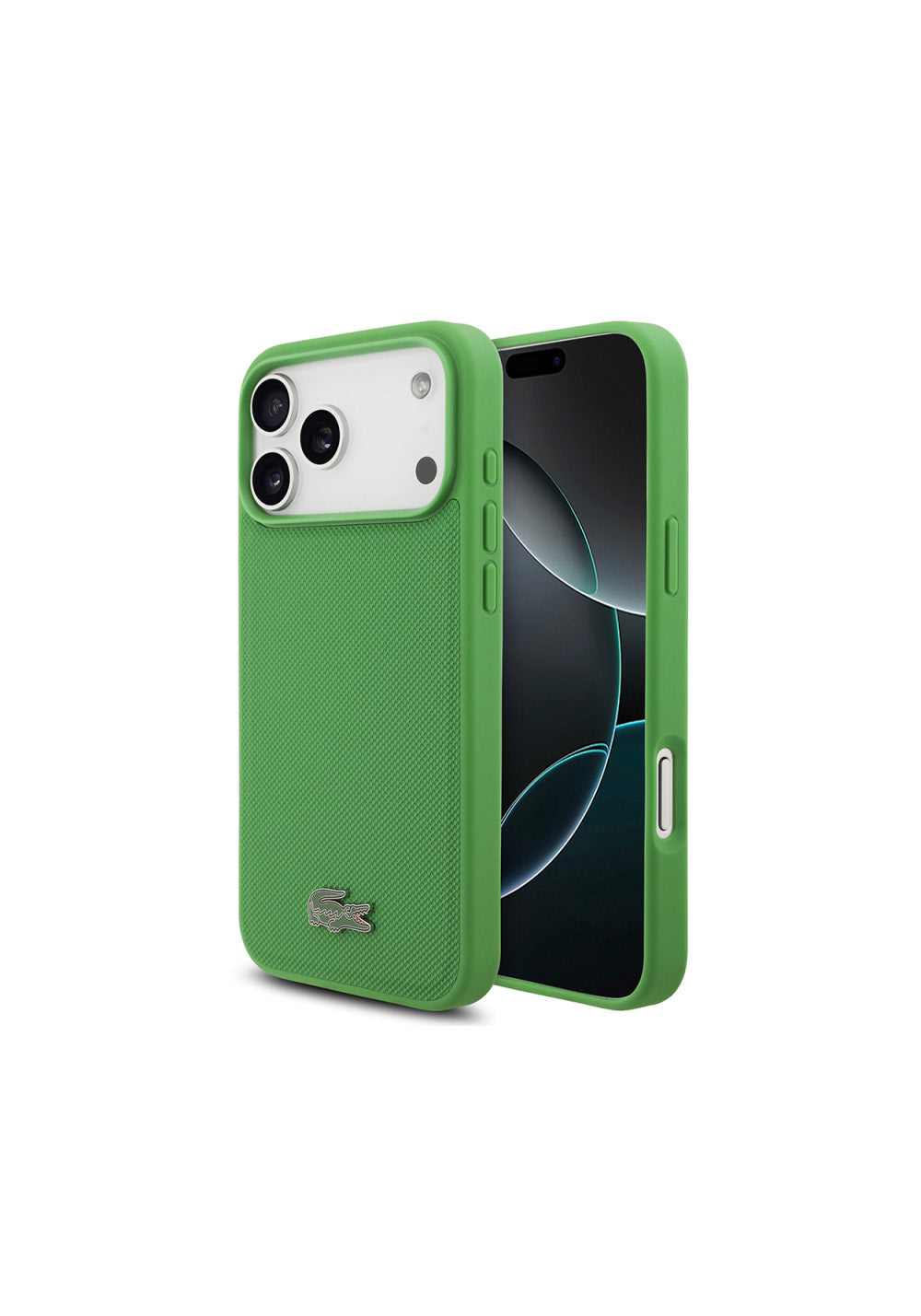 Lacoste PU Pike Desenli – iPhone 18 Pro Max Kılıfı