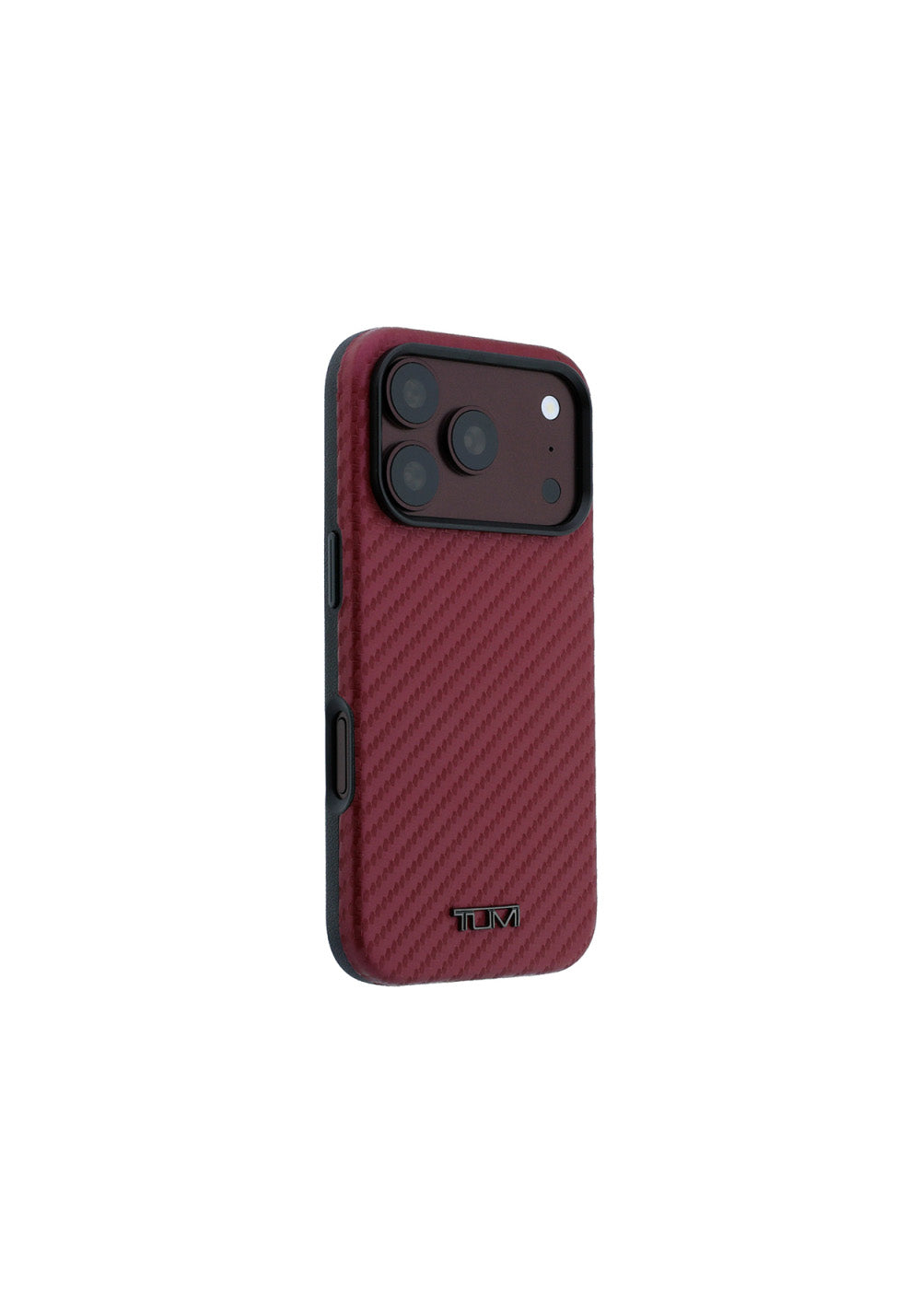 TUMI PU Karbon Tasarımlı – iPhone 18 Pro Kılıfı