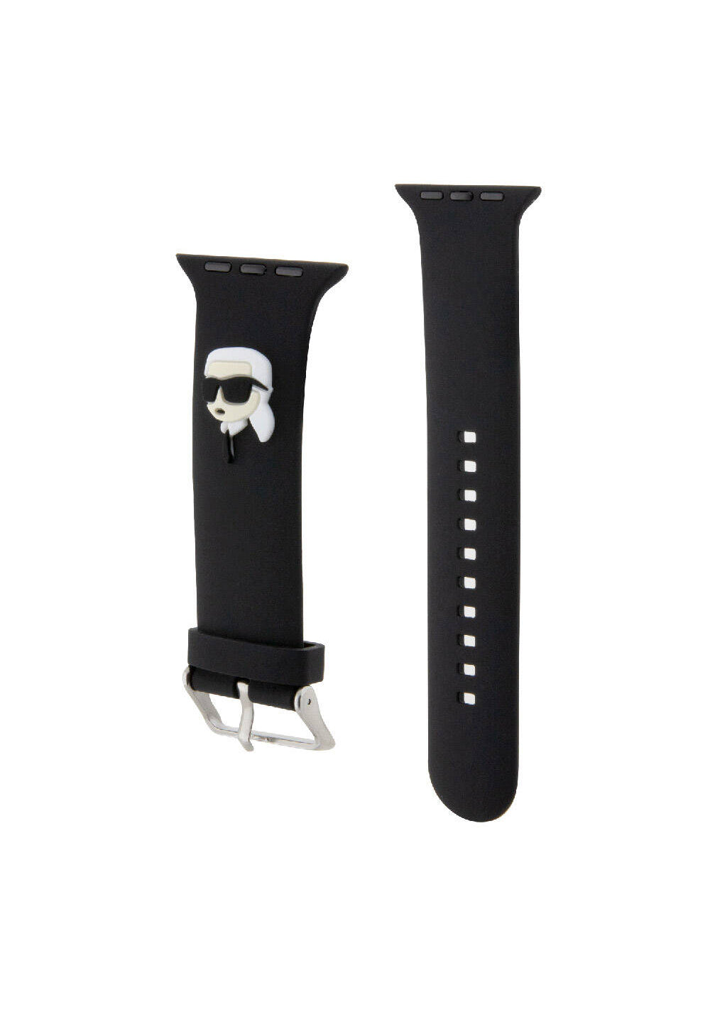 Karl Lagerfeld Karl Head İkon Desenli Silikon Kordon – Apple Watch 38/40/41 mm