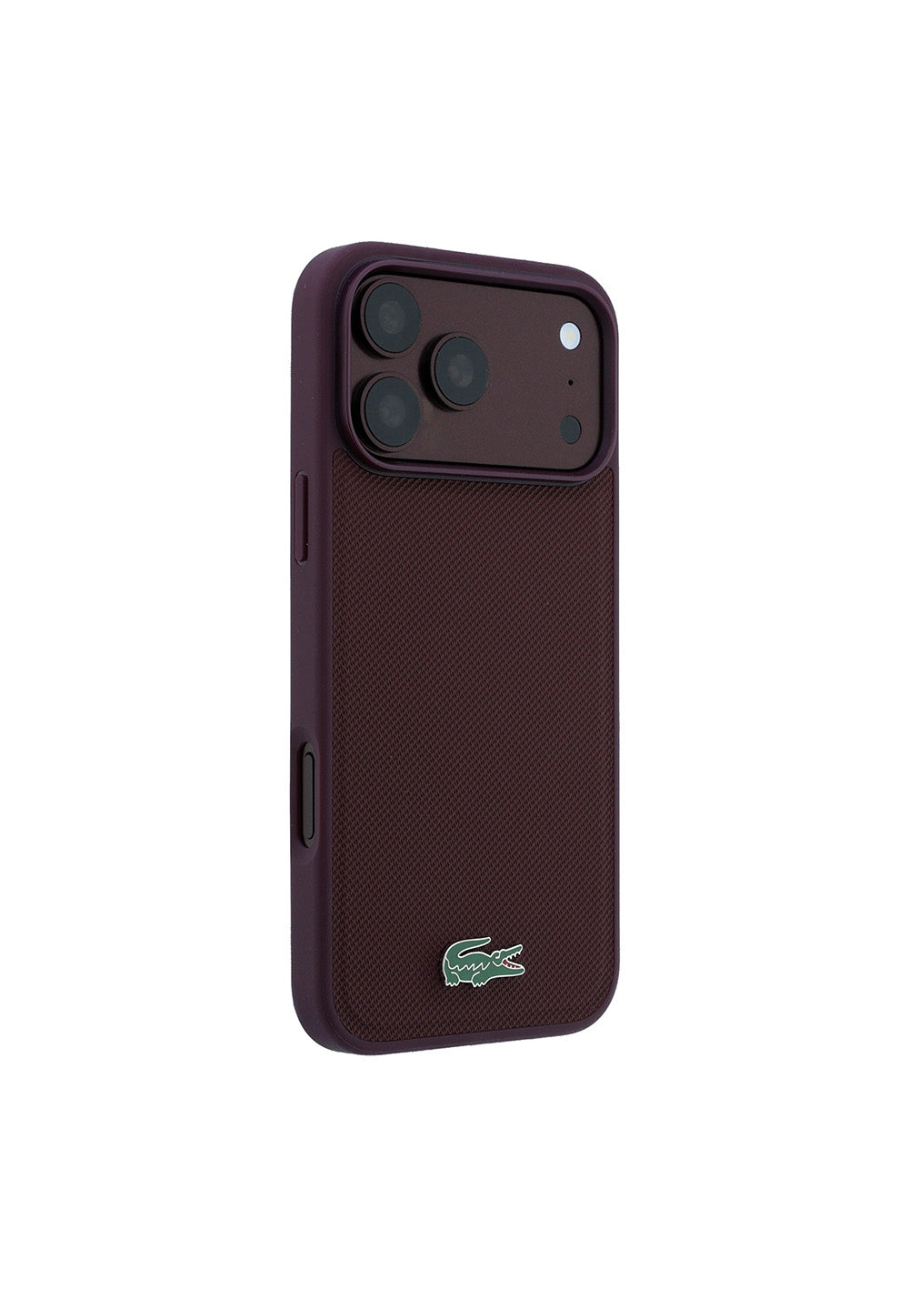 Lacoste PU Pike Desenli – iPhone 18 Pro Max Kılıfı