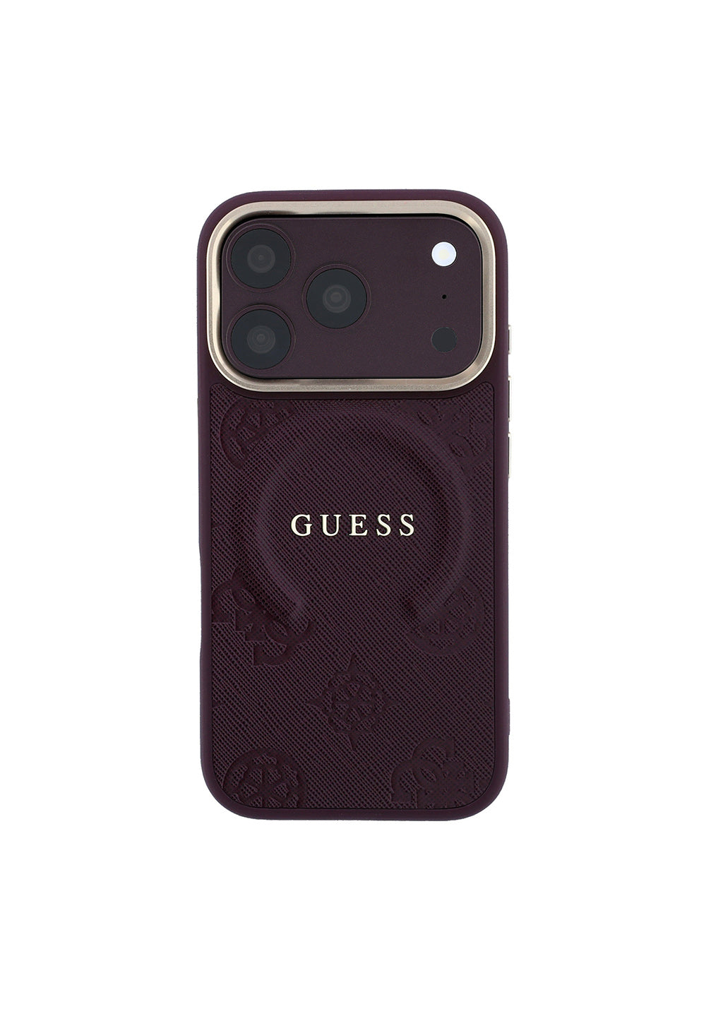 Guess Peony C-Magnet Yazı Logolu – iPhone 18 Pro Max Kılıfı