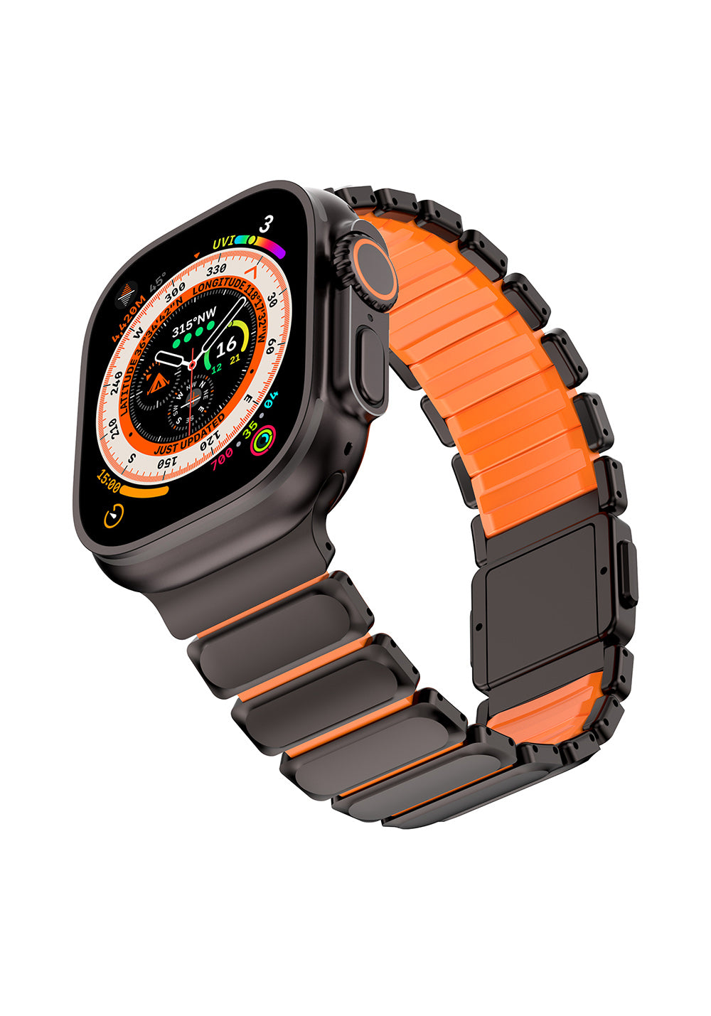 Mohseven Titancore No.2 Çelik Kordon – Apple Watch 42/44/45/46/49 mm