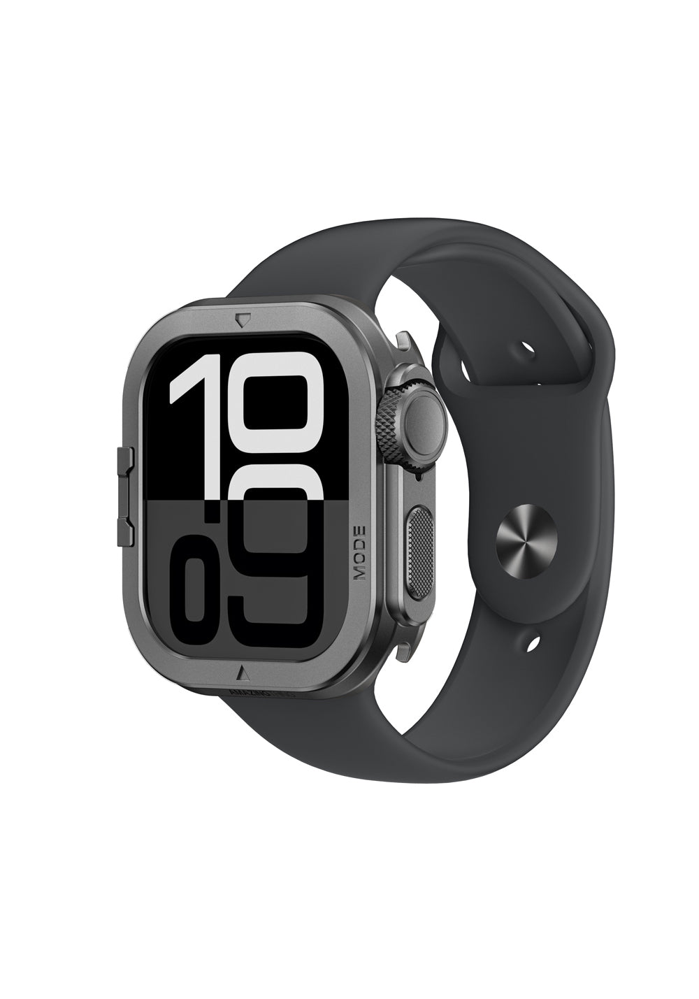 Amazingthing Premium Armor Fit FullGuard Metal Kasa ve Ekran Koruması – Apple Watch Series 10 46 mm