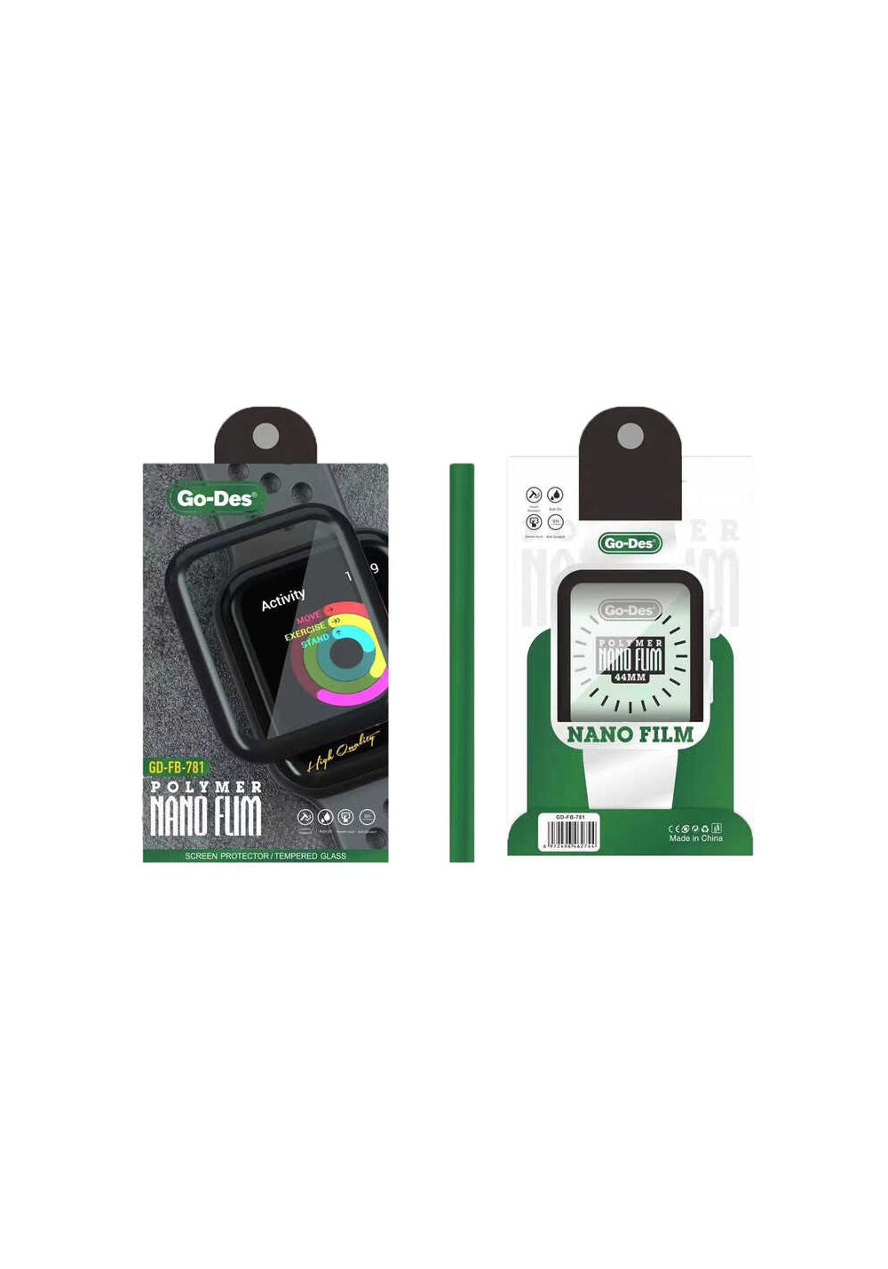 Go Des 2 in 1 İkili Ekran Koruyucu Seti – Apple Watch 38 mm