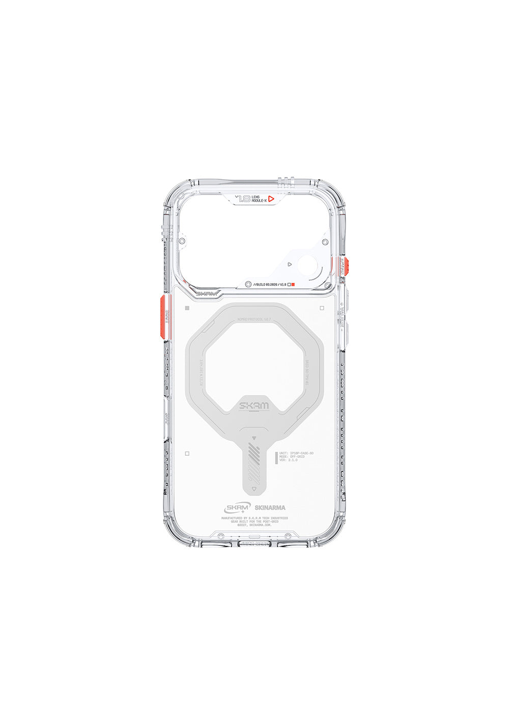 Skinarma Şeffaf Saido Mag-Charge – iPhone 18 Pro Max Kılıfı