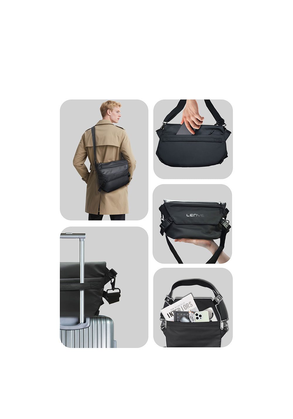 Lenyes LB562 Dreamer Crossbody – Çapraz Vücut Çantası