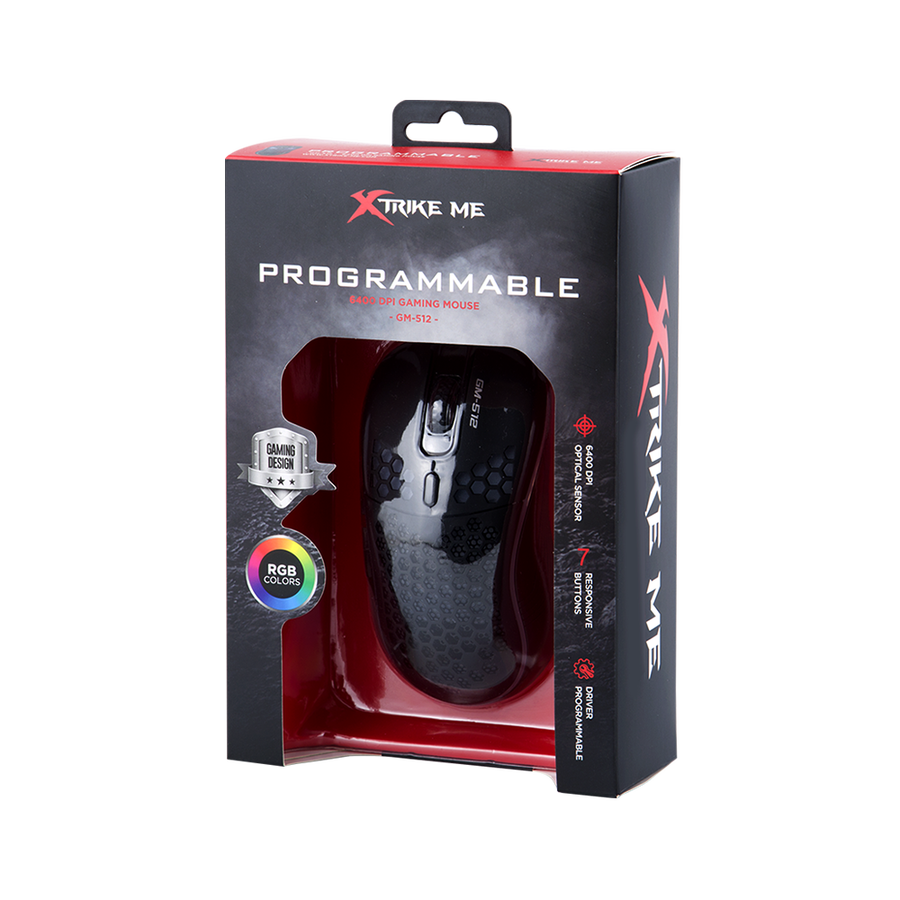 Xtrike Me GM-512 – 6400 DPI Bal Peteği Oyuncu Mouse