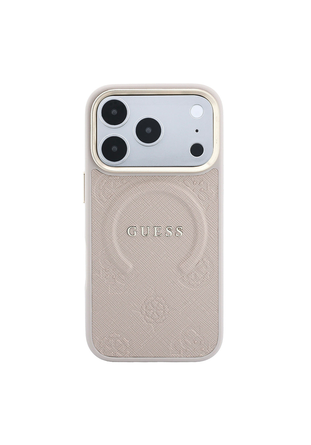 Guess Peony C-Magnet Yazı Logolu – iPhone 18 Pro Max Kılıfı