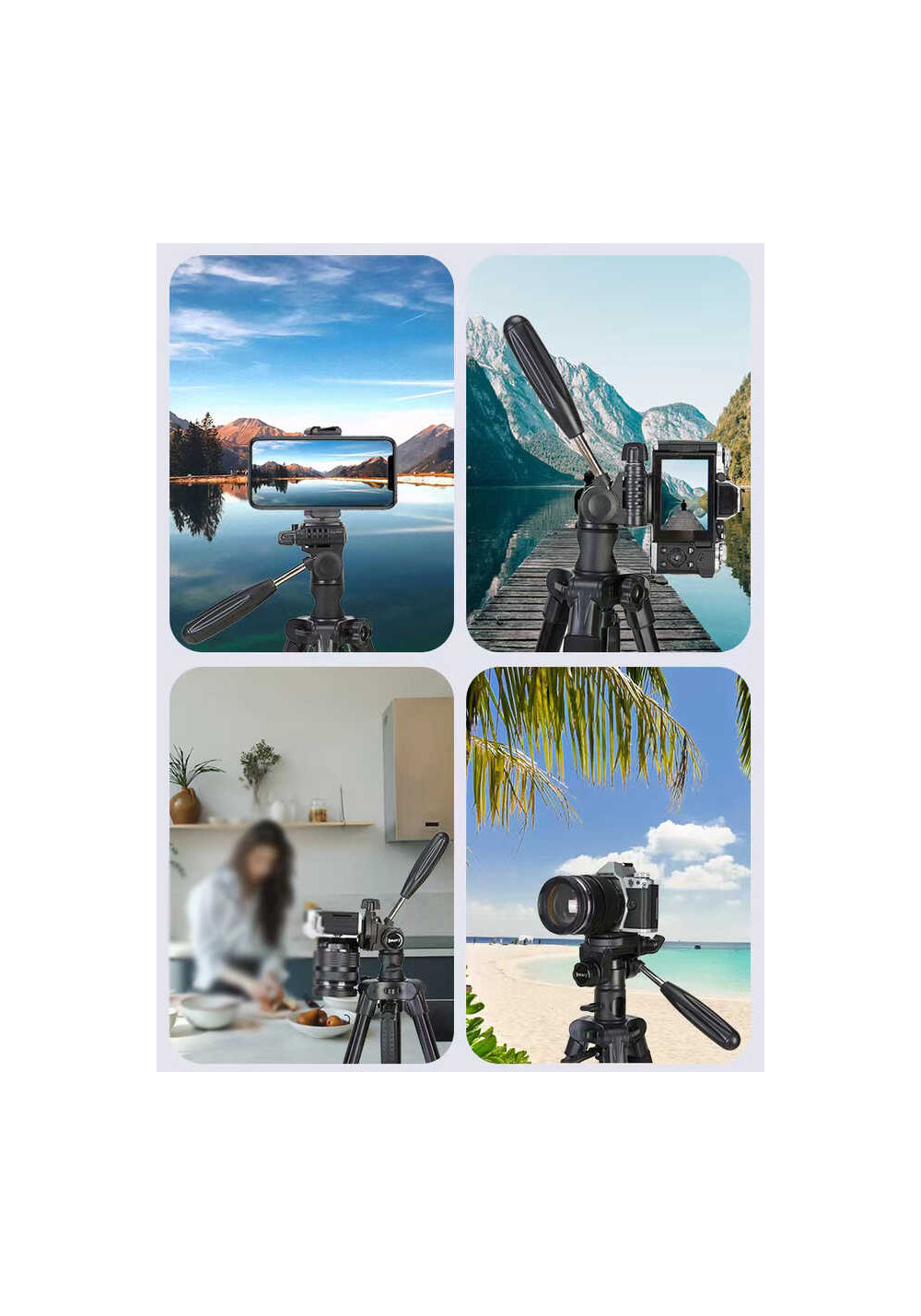 Jmary KP2274 – 167 cm Monopod Özellikli Tripod