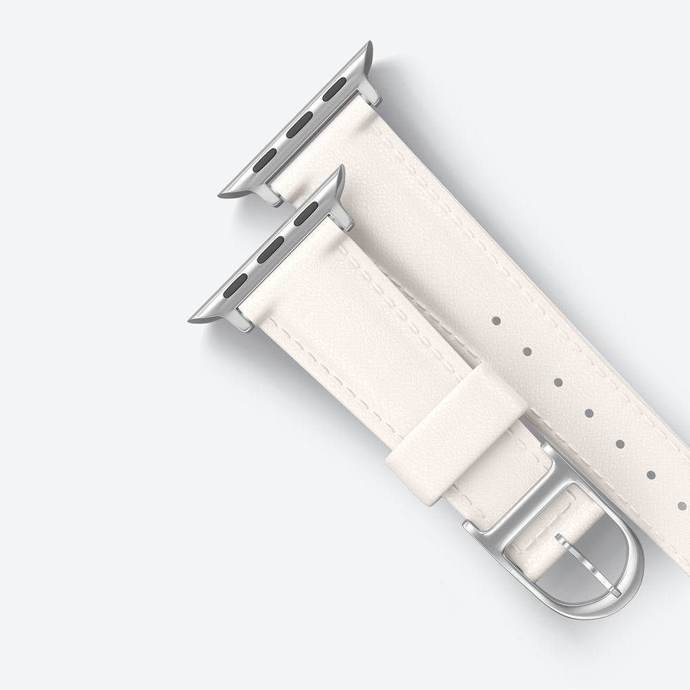 Amazingthing Glamour Class Deri Kordon – Apple Watch 46 mm