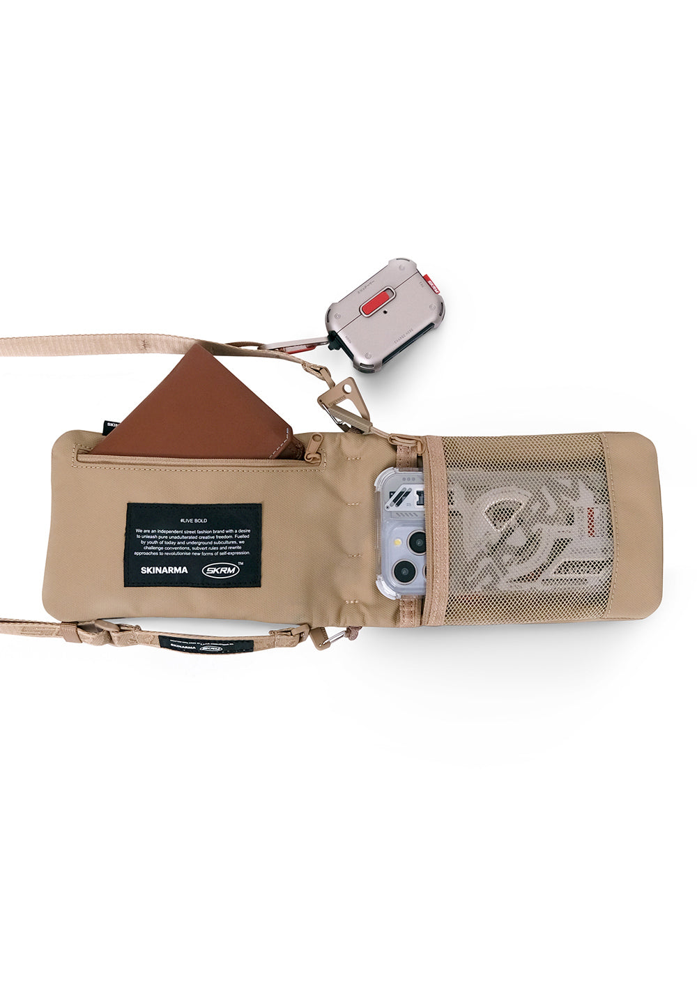 Skinarma Sling Pouch Juno Cross-Hatch – Çapraz Vücut Çantası
