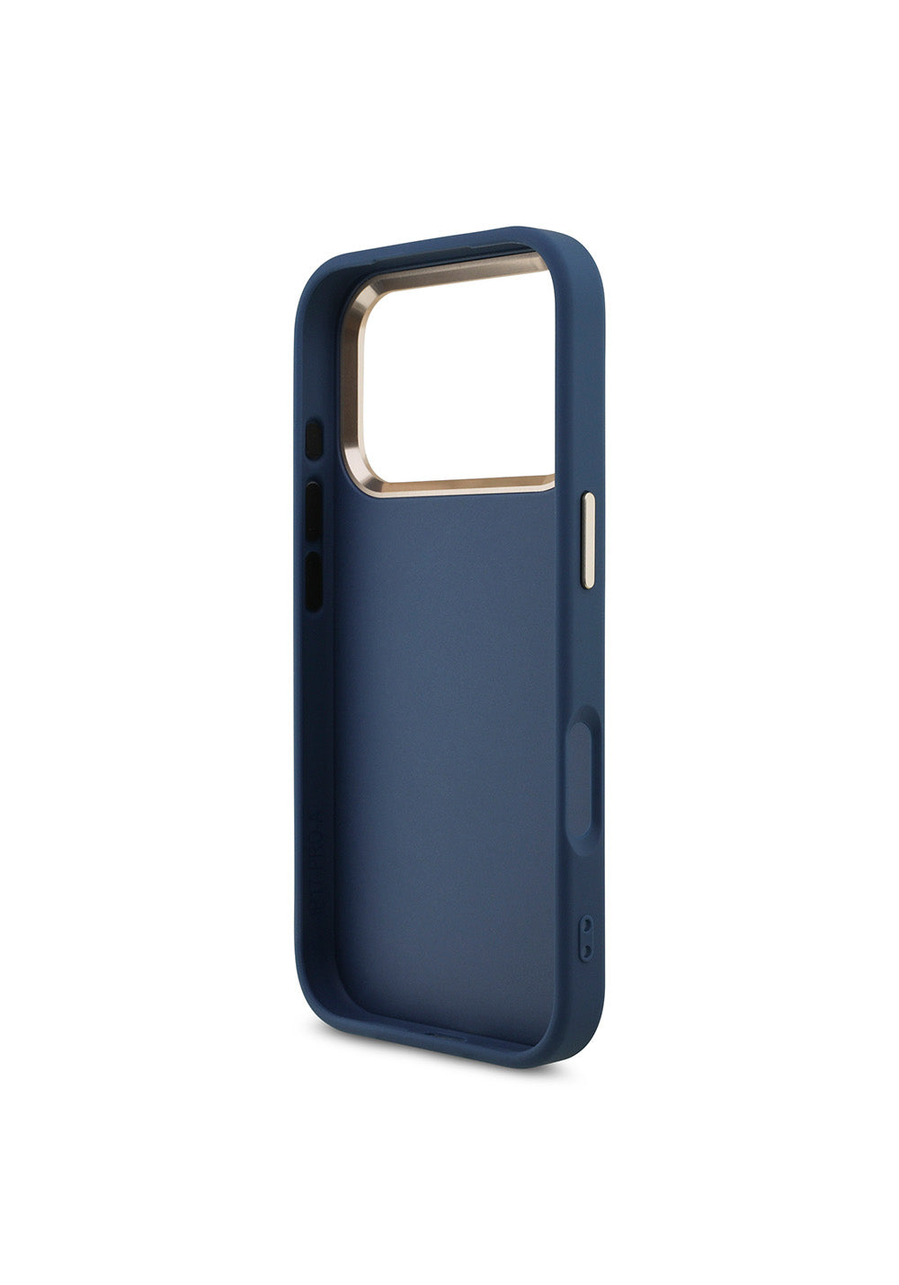 Guess Gold Metal Kamera Çerçeveli 4G Desenli Metal Büyük 4G ve Yazı Logolu – iPhone 18 Pro Kılıfı