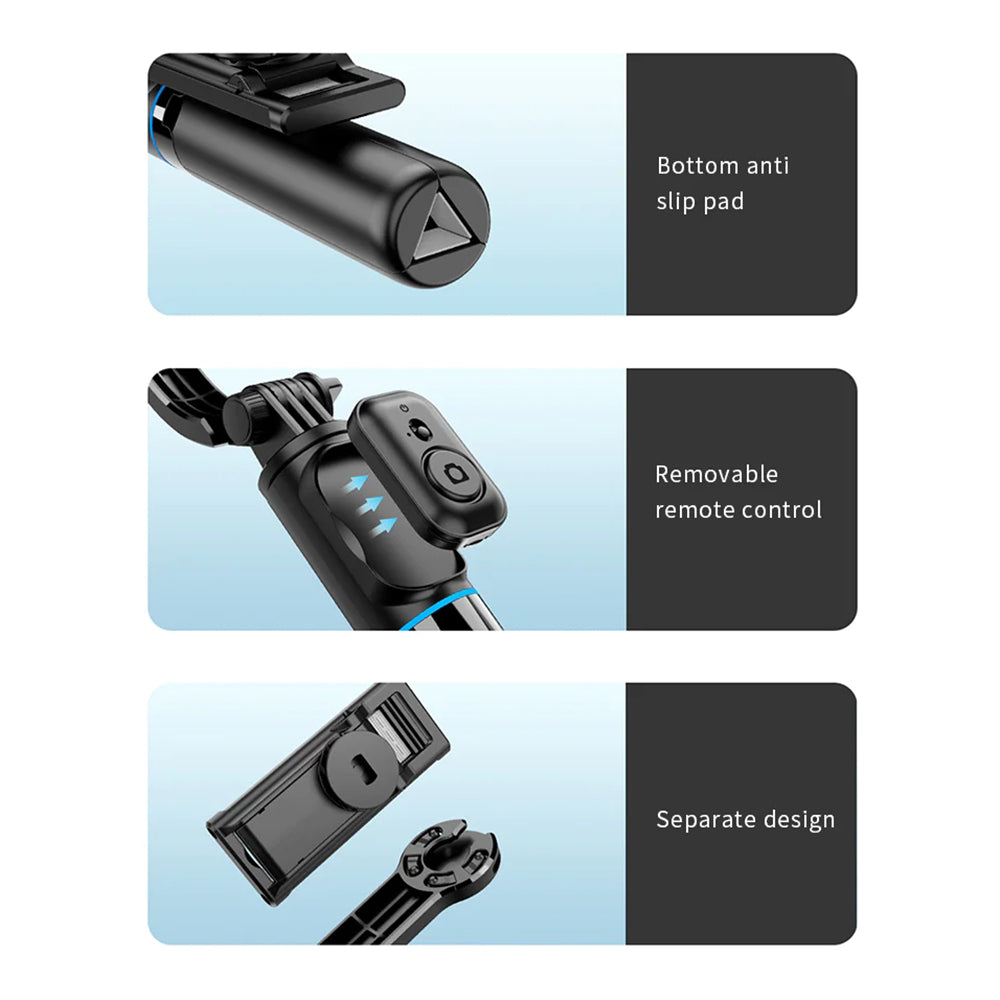 Recci RSS-W03 – 106 cm Bluetooth Selfie Çubuğu